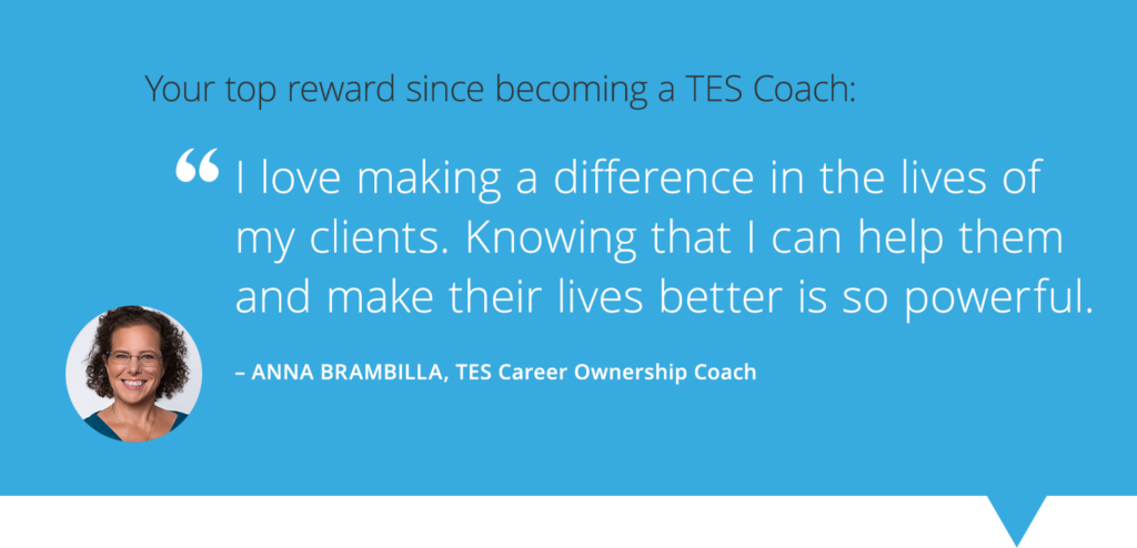 TES Coach Success Story Anna Brambilla